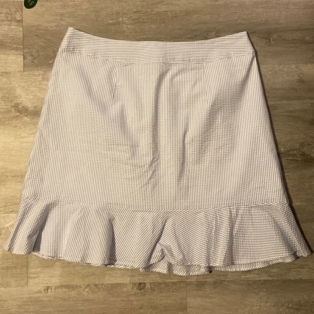 Southern Tide pinstripe skirt